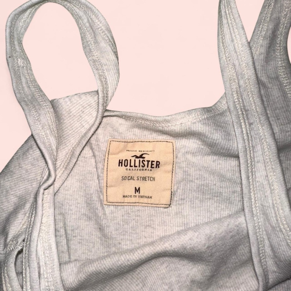 Vintage Hollister Light Gray Stretch Tank